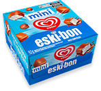 embalagem do sorvete eski-bon