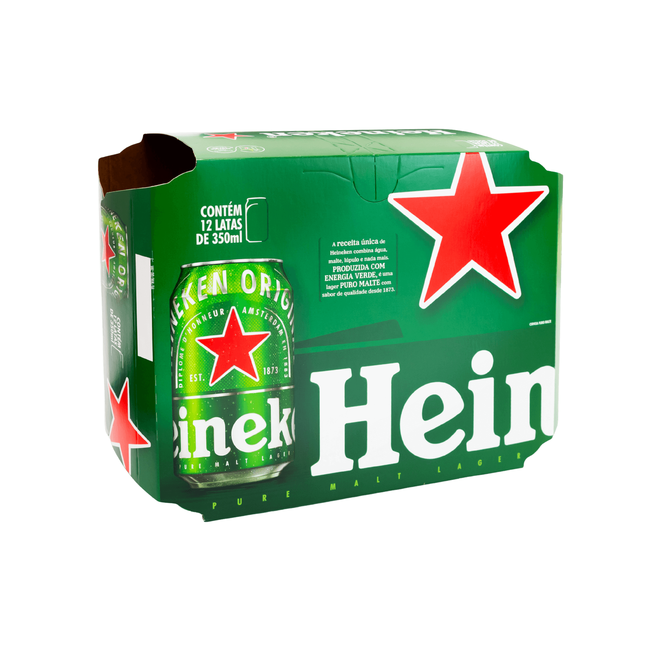 embalagem da cerveja Heineken
