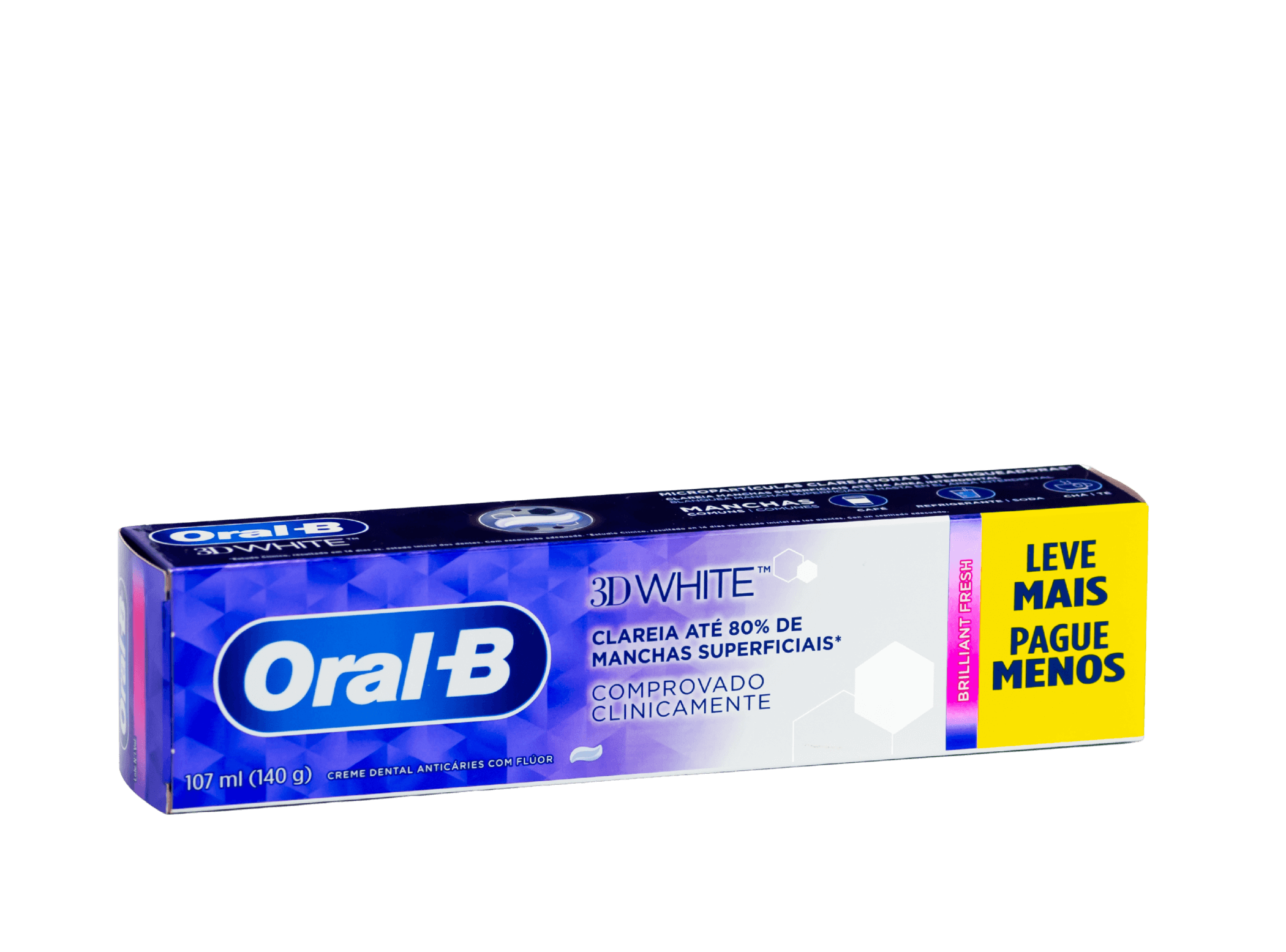 embalagens de pasta de dente Oral-B